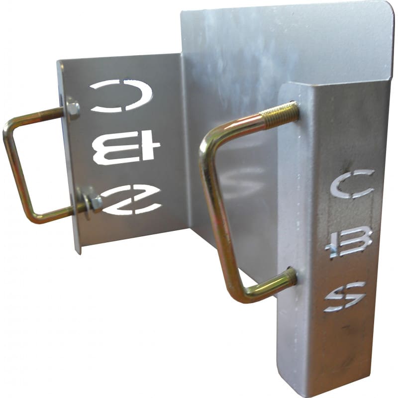 Support de plaque minéralogique carré pour remorques CBS B0560 et B0650F référence 6345E – Image 2